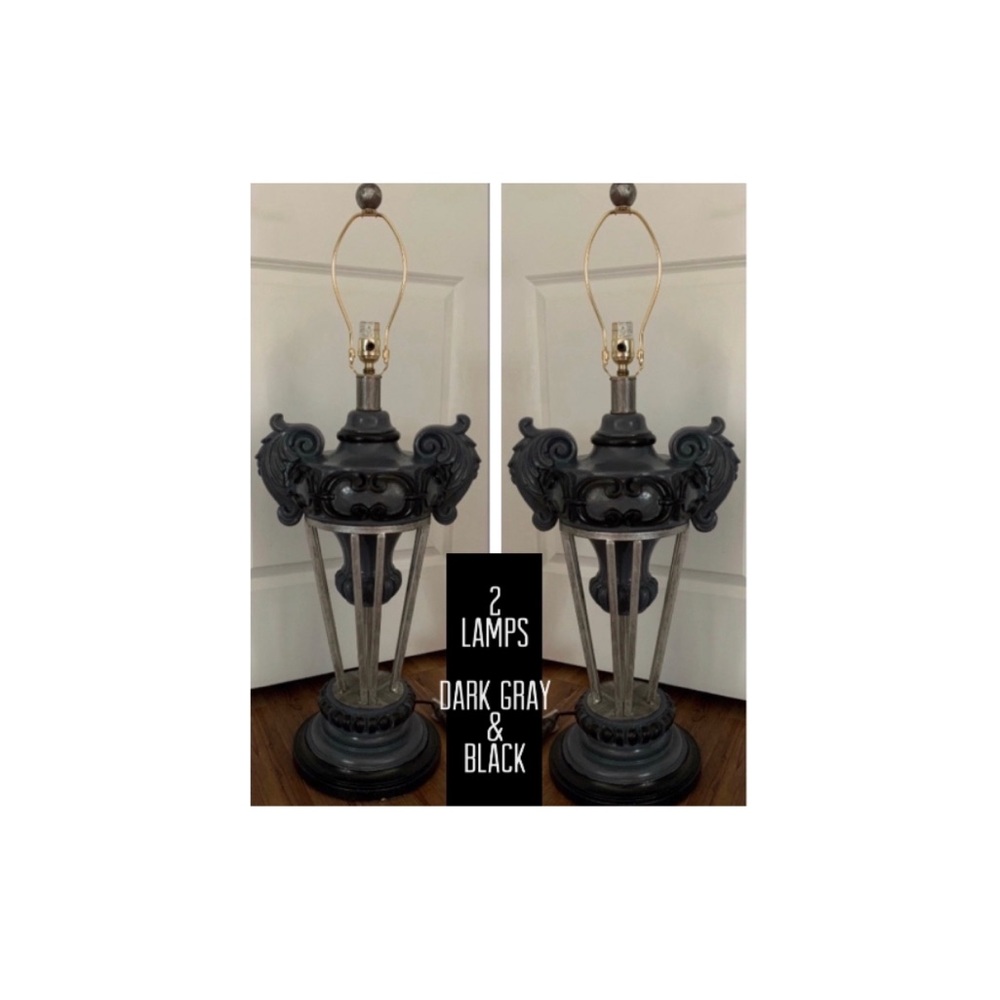 Elegant Black and Silver Decorative Lantern